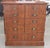Brown Late 20th Century Federal Style Yew Wood Double Door Side Cabinet For Sale - Image 8 of 11