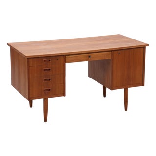 Vintage Danish Teak Desk, 1960s For Sale