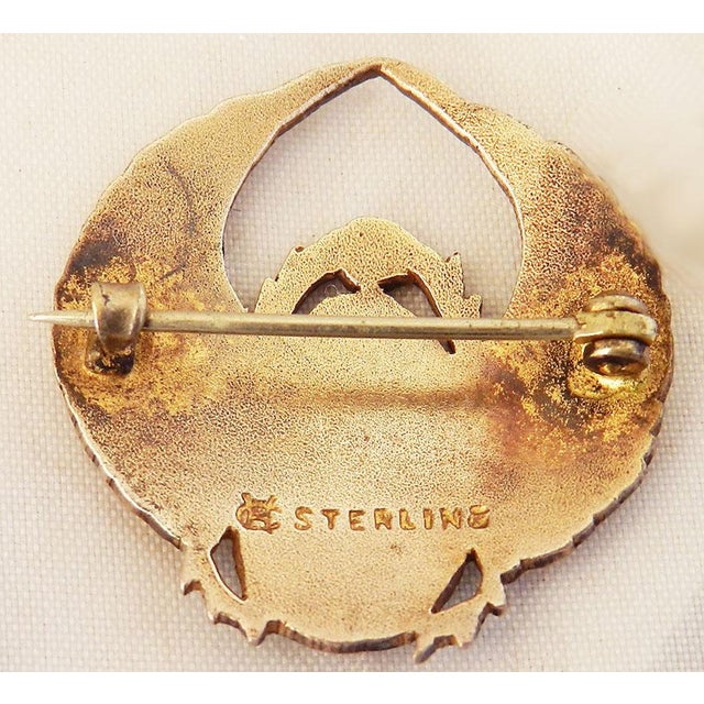 Charles Horner enamel silver scarab brooch, circa 1920 Rare and unusual Art Nouveau / Art Deco Charles Horner mark to back...