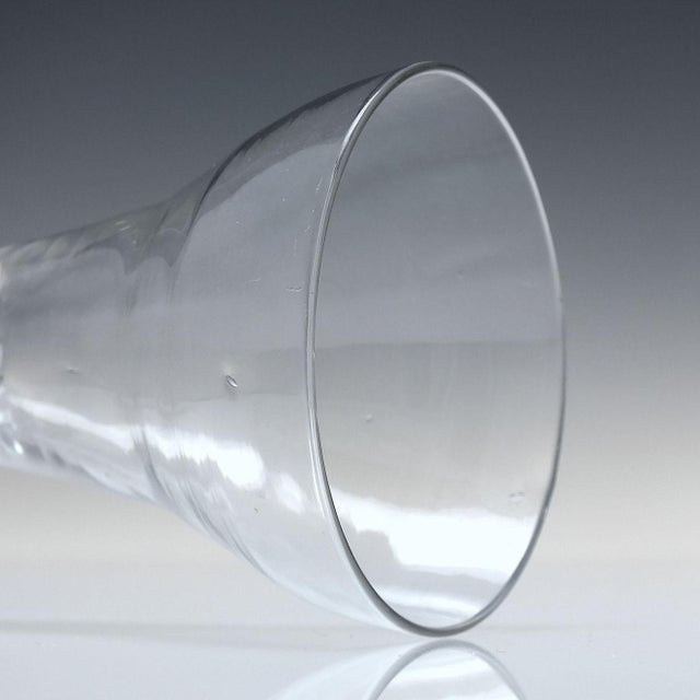 Ron & Mary Thomas Double Series Air Twist Wine with Pan Top Bowl, 1750s For Sale - Image 3 of 5