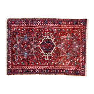 Vintage Karaja Rug - 2'8" X 3'9" For Sale