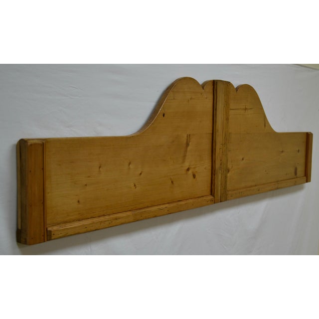 Antique Pine Queen Size Headboard Chairish