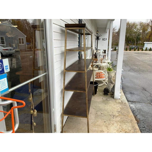 Mid 20th Century Rustic Industrial Self For Sale - Image 10 of 11