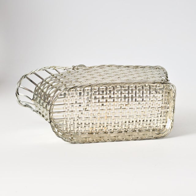 Silver-Plated Wine Basket from Christofle, 1970s For Sale - Image 9 of 12