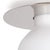 Traditional Regina Andrew Mixer Glass Flush Mount, Polished Nickel For Sale - Image 3 of 7