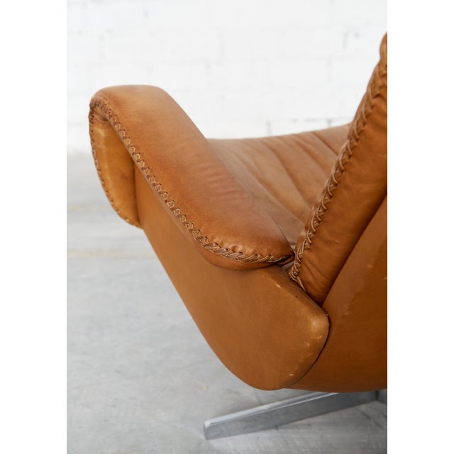 Brown S231 James Bond Swivel Armchair from de Sede, 1960s For Sale - Image 8 of 18