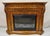 Twin Star International 62" Cherry Wood Empire Style Heater Tv Stand Fireplace For Sale - Image 11 of 11