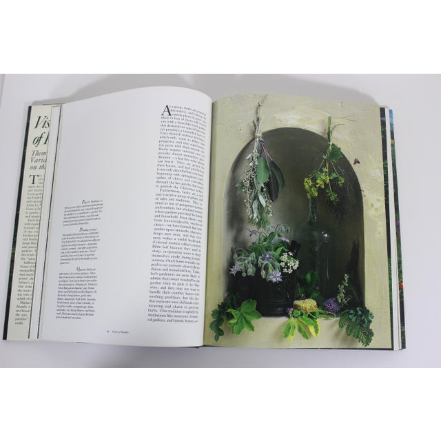 1985 Visions of Paradise Themes and Variations on the Garden by Marina Schinz Linen Hard Cover Book With Dust Jacket For Sale - Image 10 of 16