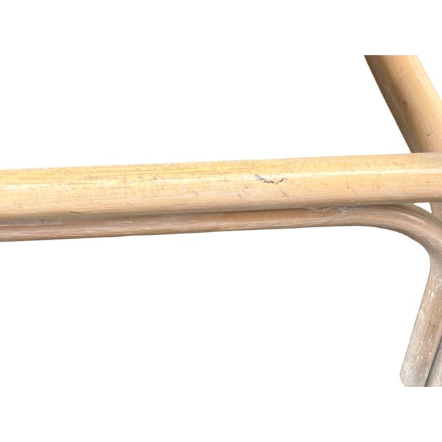 Late 20th Century Split Reed Rattan Bamboo Counter Bar Stool Chairs Henry Link For Sale - Image 18 of 18