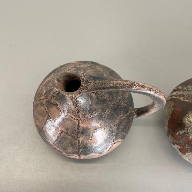 Ceramic Pottery Vases 313 attributed to Kurt Tschörner Ruscha, Germany, 1960s, Set of 2 For Sale - Image 7 of 18