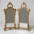 Rococo Mid-Century Italian Carved Giltwood Mirrors W/ French Rococo Styling - Pair For Sale - Image 3 of 5