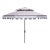Vienna 9 Ft Double Top Umbrella - Gray/White For Sale