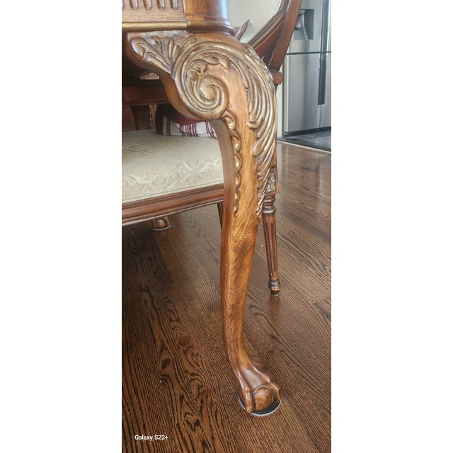 Brown Drexel Heritage Dining Set For Sale - Image 8 of 17