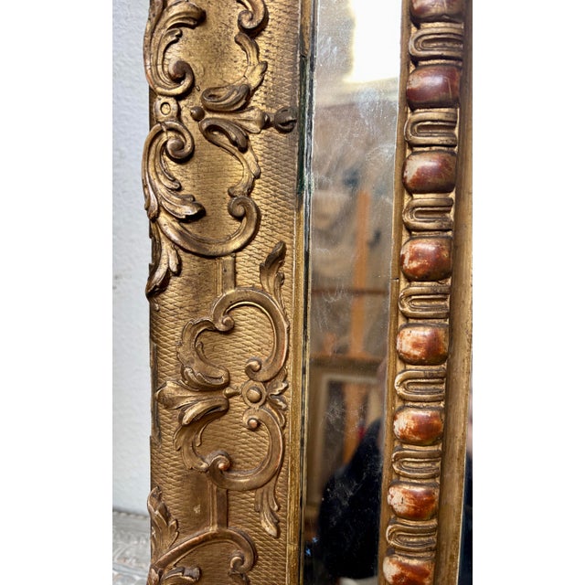 19th Century Large Scale 19th Century French Regence Style Mirror For Sale - Image 5 of 9