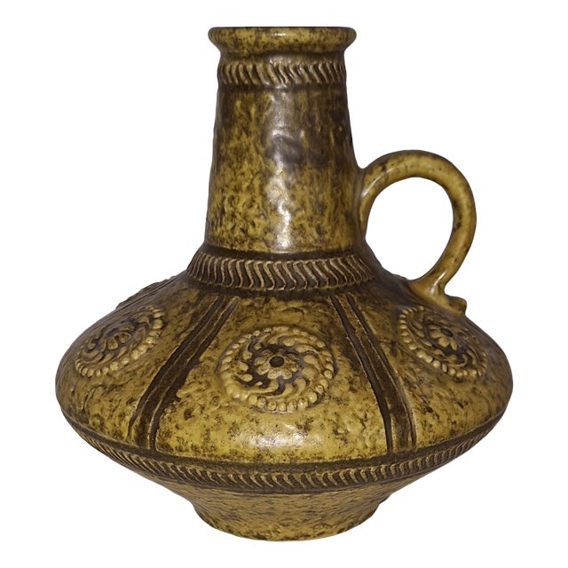 Vintage German Ceramic Vase by Jasba, 1970s For Sale