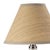 Giorgio Crystal Mini Lamp, Polished Nickel with Rattan Shade For Sale - Image 4 of 7