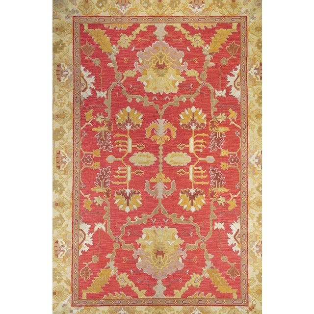 Traditional Vintage Sumak Manchoria Rug 6'0'' X 9'0'' For Sale - Image 3 of 13