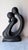 Portugal Ceramic Abstract Modern Sculpture Kissing Lovers For Sale - Image 9 of 11