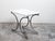 Mid-Century Modern French Midcentury Steel and Bronze Console Table with White Veined Marble Top For Sale - Image 3 of 12