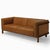 LIFT Minimalist Three-Seater Sofa in Walnut Wood and Camel Leather Seat by Julien Renault For Sale - Image 13 of 13