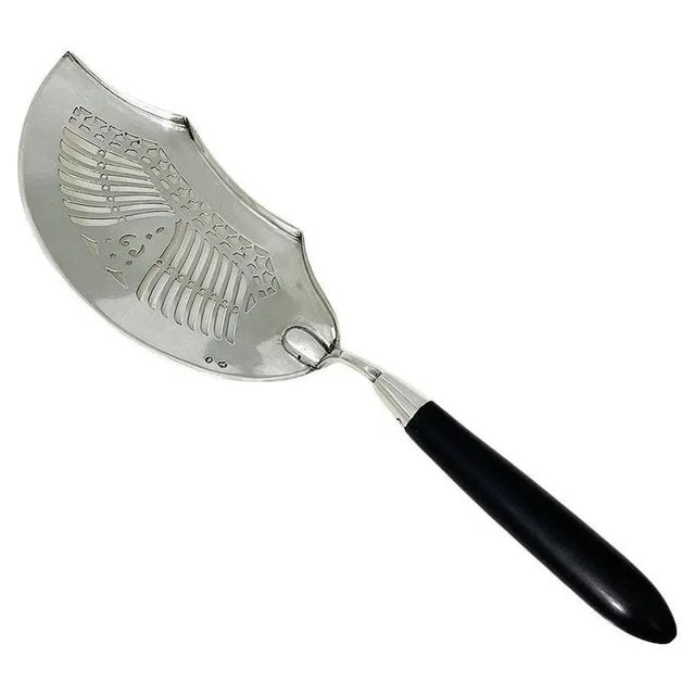 Silver Dutch Silver Fish Server by Jacob Van Wijk, 1824 For Sale - Image 8 of 8