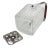 Vintage 1960s Mid Century Modern Original Hoya Japan Ice Bucket, Crystal Glass Icy Cube For Sale In Miami - Image 6 of 7