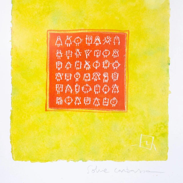 Sole Carboner, Montse Vives Roig, 1990s, Watercolor For Sale - Image 3 of 9