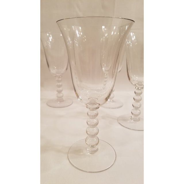 Vintage Imperial Glass Co Candlewick Water Goblets Set of 4 Chairish