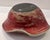 Signed Raku Ceramic Flower Arrangement Bowl With Frog-Style Center For Sale - Image 9 of 11
