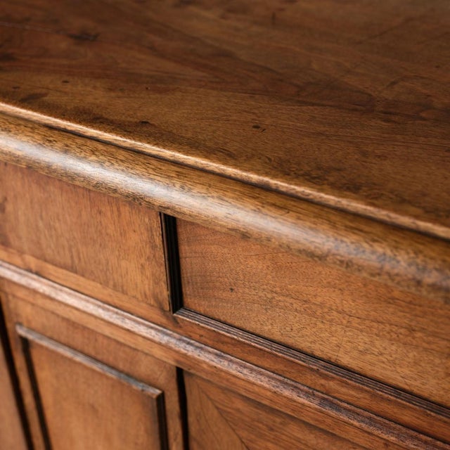 Brown 19th Century French Louis Philippe Walnut Server For Sale - Image 8 of 11