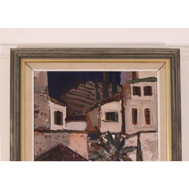Eric Lo, Southern Street, 1960s, Oil on Canvas, Framed For Sale - Image 13 of 14