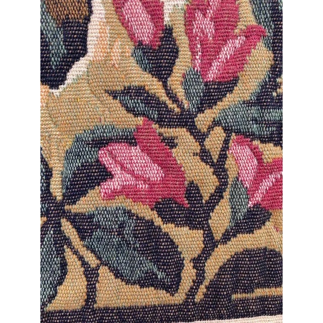 Mid-Century French Jacquard Tapestry For Sale - Image 16 of 17