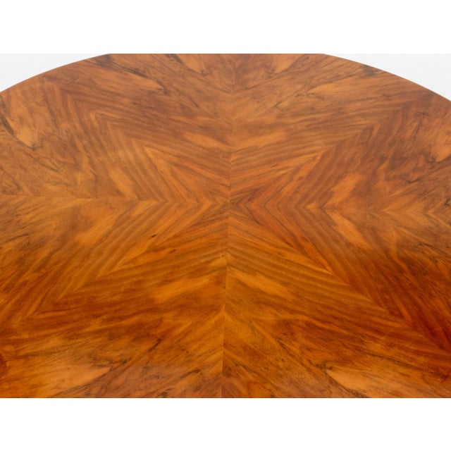 Mid-Century Modern Brueton "Anello" Rosewood Top Pedestal Dining Table For Sale - Image 3 of 5