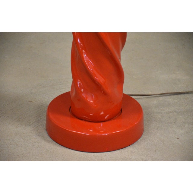 1970s Michael Taylor Style Spiral Floor Lamp For Sale In Boston - Image 6 of 11