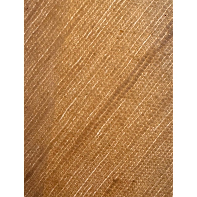 Late 20th Century Monumental Teak Root Floor Lamp With Burmese Silk Shade For Sale - Image 15 of 17