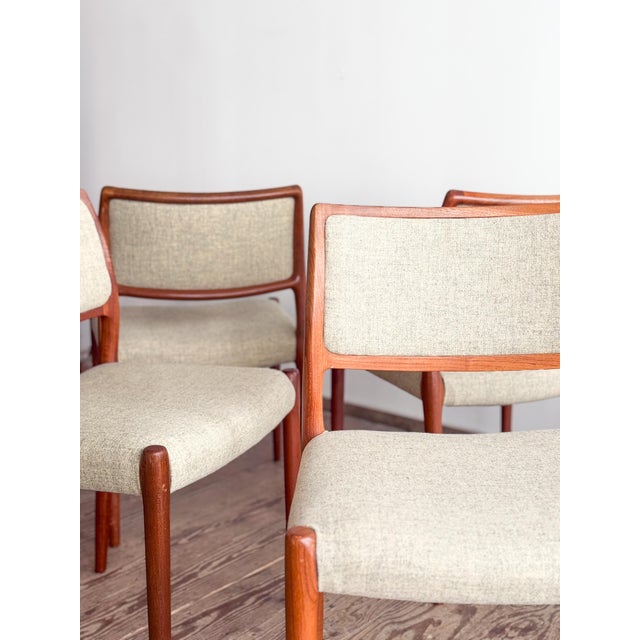 Dining Room Chairs by Niels O. Møller for J.L. Mollers, Set of 8 For Sale - Image 11 of 14