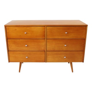 Paul McCobb Planner Group Six Drawer Dresser Chest by Winchendon (B) For Sale