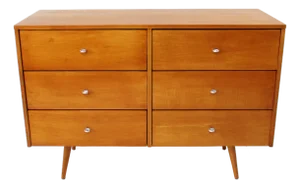 Paul McCobb Planner Group Six Drawer Dresser Chest by Winchendon (B)