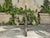 English 19th Century Brass and Mirror Architectural Element with Floral Decor For Sale - Image 11 of 12