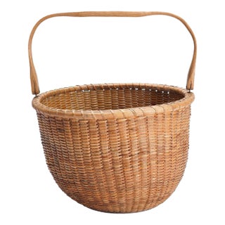 Nantucket Lighthouse Basket Attributed to Mitchy Ray, 1900-50 For Sale