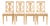 Louis XVI Style Chairs with Lyre Motif, 1900, Set of 4 For Sale