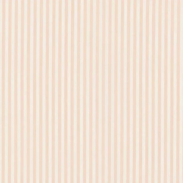 Contemporary Sample - Schumacher Brigitte Stripe Fabric in Blush For Sale - Image 3 of 3