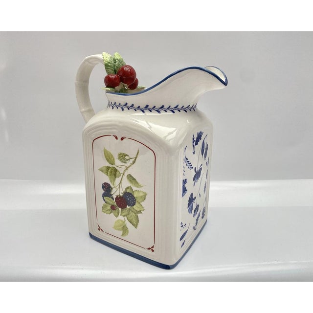 White Cottage Charm Pitcher from Villeroy & Boch, 1990s For Sale - Image 8 of 8