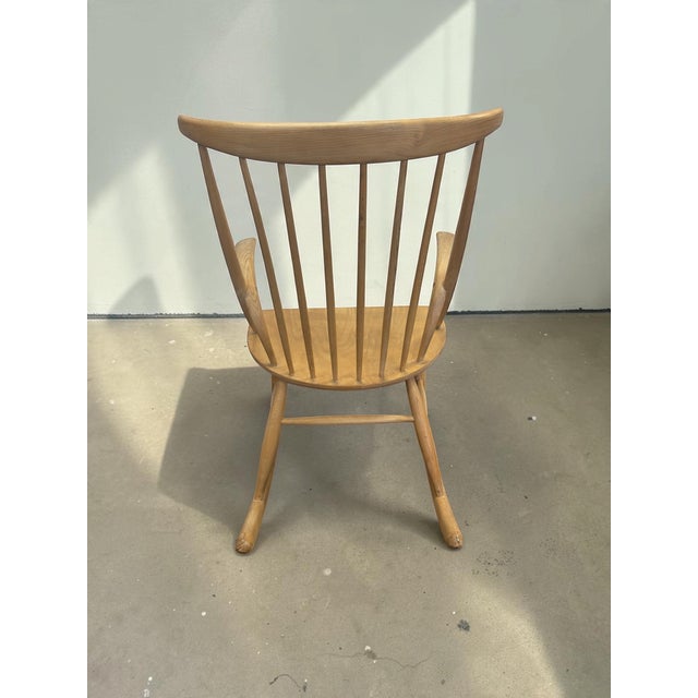 Vintage Rocking Chair by Illum Wikkelsø for Niels Eilersen, 1950s For Sale - Image 6 of 8