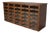 Vintage Dutch Oak Haberdashery Shop Cabinet, 1930s For Sale