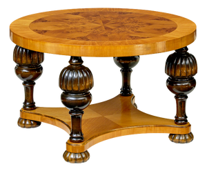 Mid-Century Art Deco Swedish Elm Root Coffee Table, 1950