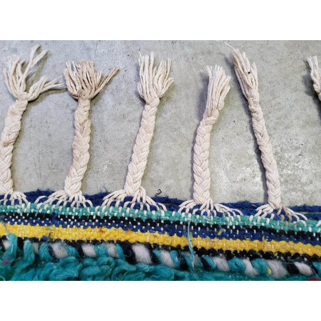 Textile Berber Wool Azilal Rug For Sale - Image 7 of 8