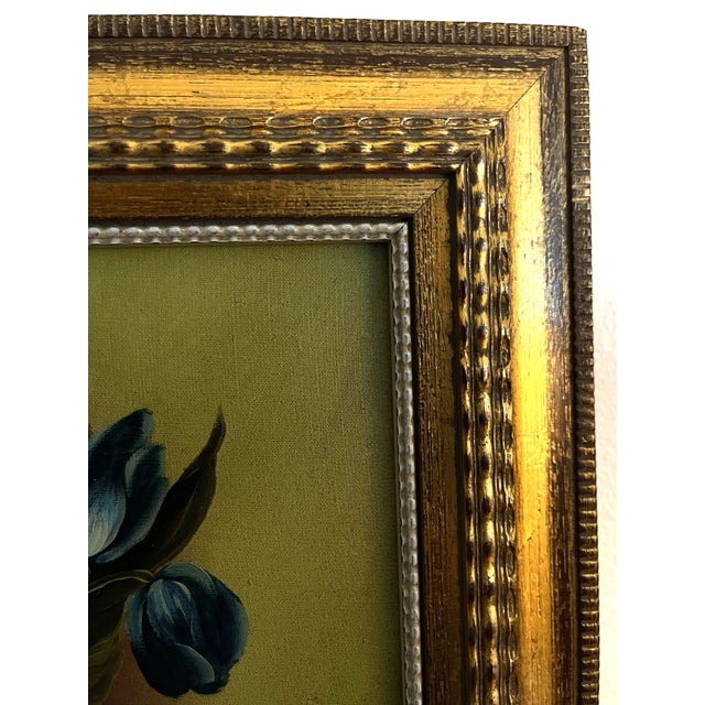 Fracassi, Floral Still Life, 1970s, Oil on Canvas, Framed For Sale - Image 10 of 11