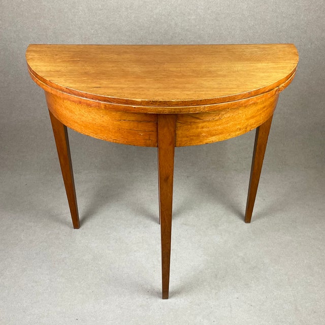 Brown Antique Gustavian Mahogany Card Table, Sweden, 1800 For Sale - Image 8 of 12