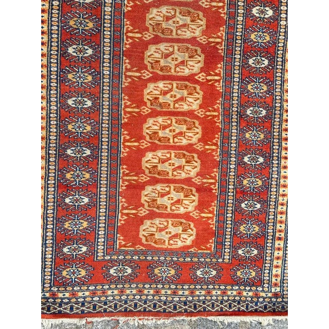 Small Vintage Pakistani Rug, 1980s For Sale - Image 4 of 14
